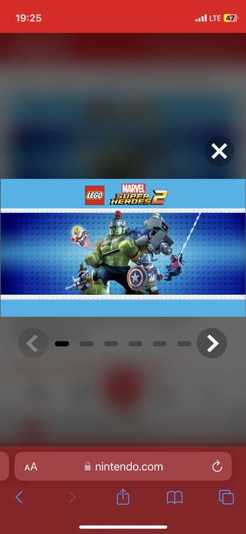 Nintendo switch Lego - Marvel super heroes 2
