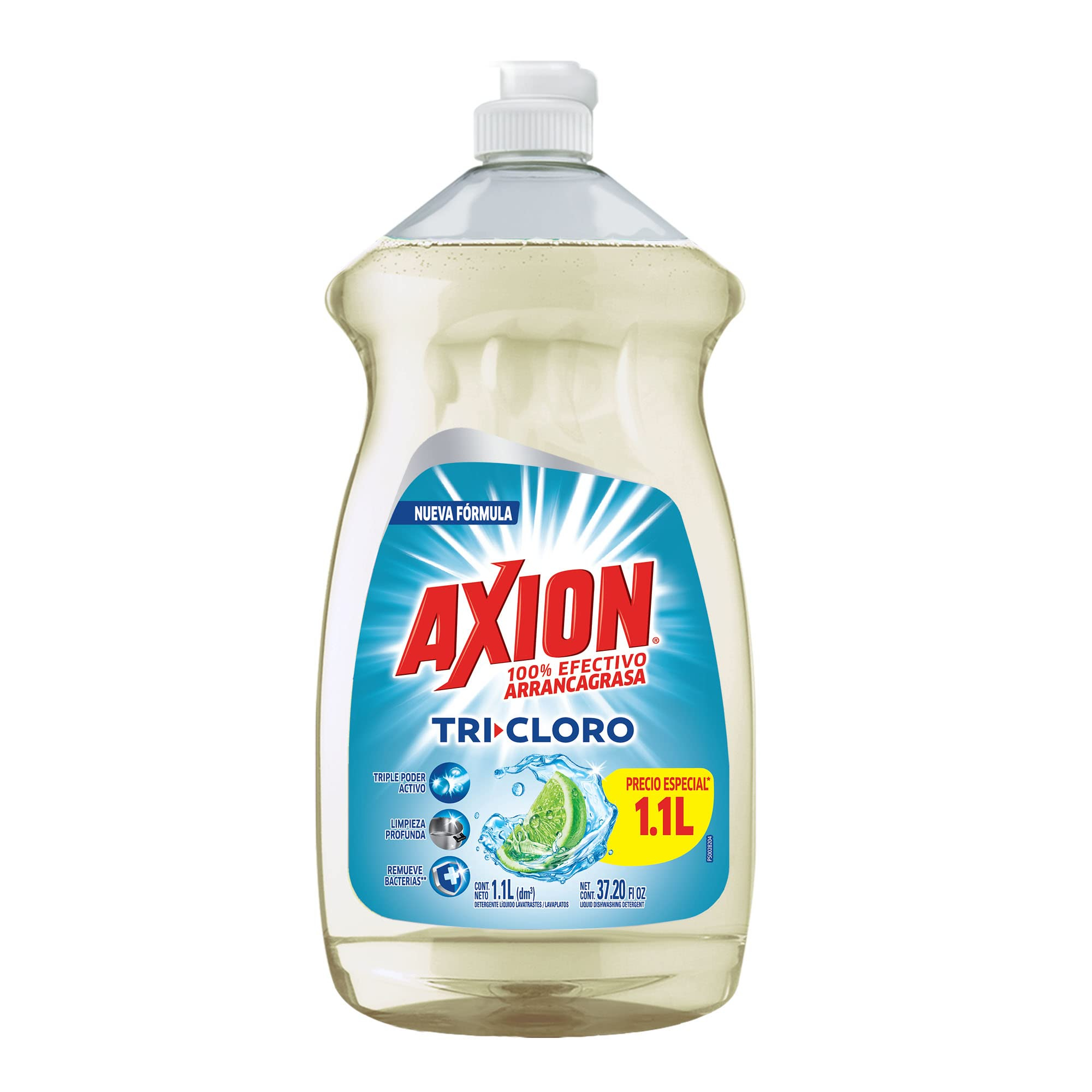 Amazon: Lavatrastes Axion Líquido Tricloro 1.1 L | Planea y Ahorra | Comprando 10 PZ
