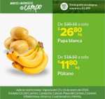 Soriana: Martes y Miércoles del Campo 23 y 24 Enero: Plátano Chiapas $11.80 kg • Papa Blanca $26.80 kg
