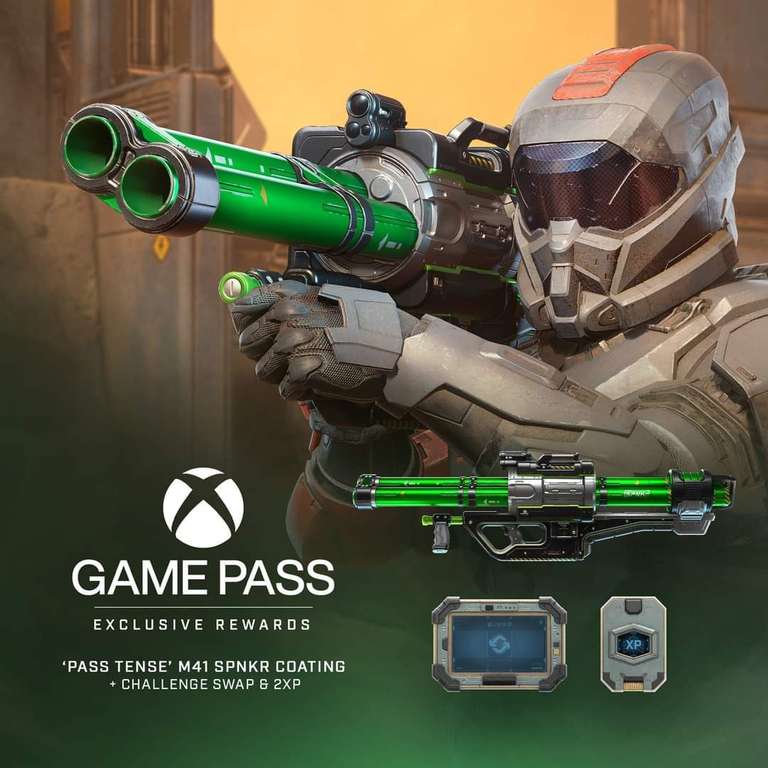 Halo Pass Tense Skin M41 SPNKr - Recompensa de Game Pass Ultimate