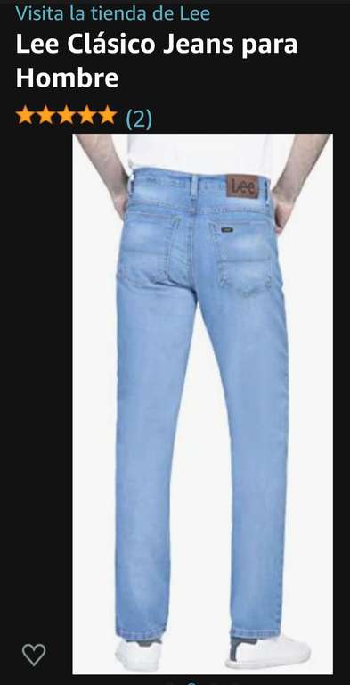 Lee Clásico Jeans para Hombre en Amazon, envío gratis Prime