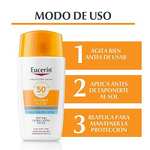 Amazon: EUCERIN - Protector Solar Facial "Hydro Fluid" - Textura Ultra Ligera - SPF 50 - Proteccion UVA/UVB - 50mL