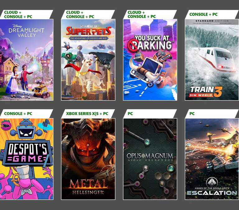 Próximamente en Xbox Game Pass: Disney Dreamlight Valley, You Suck at Parking, Metal: Hellsinger, and More