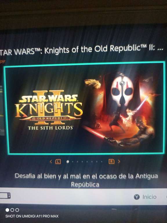 Nintendo Eshop Argentina - Star Wars Knights Of the Old Republic II Precio sin impuestos con Rappicard
