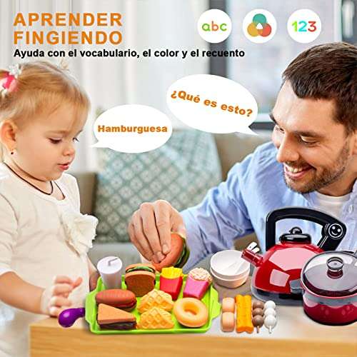 Amazon: Juguete - 61 Piezas para Cocina para niños | Envío prime