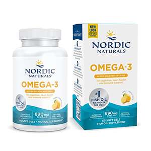 Amazon: Nordic Naturals - Omega 3 Fish Gels 60 Soft Gels