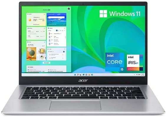 Walmart Laptop Acer Aspire 5 A514-54-501Z 14" Full HD IPS HDR, i5-1135G7 (11va Gen), Intel Iris Xe, 8GB DDR4, 256GB SSD NVMe M.2