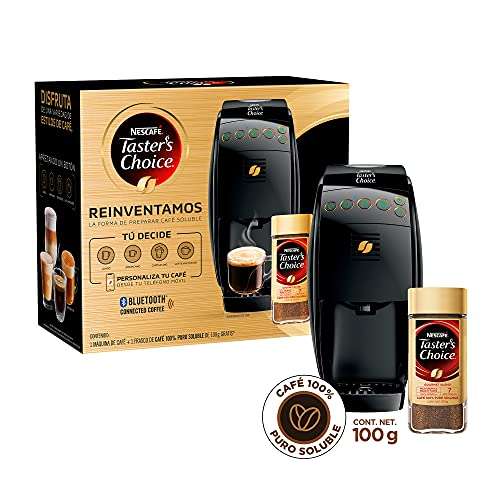 Amazon: Cafetera Nescafé Taster's Choice + Café Soluble Gourmet Blend 100g  - promodescuentos.com