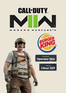 Eneba: Call of Duty: Modern Warfare II - Burger King Operator Skin + 1 Hour 2XP (DLC)