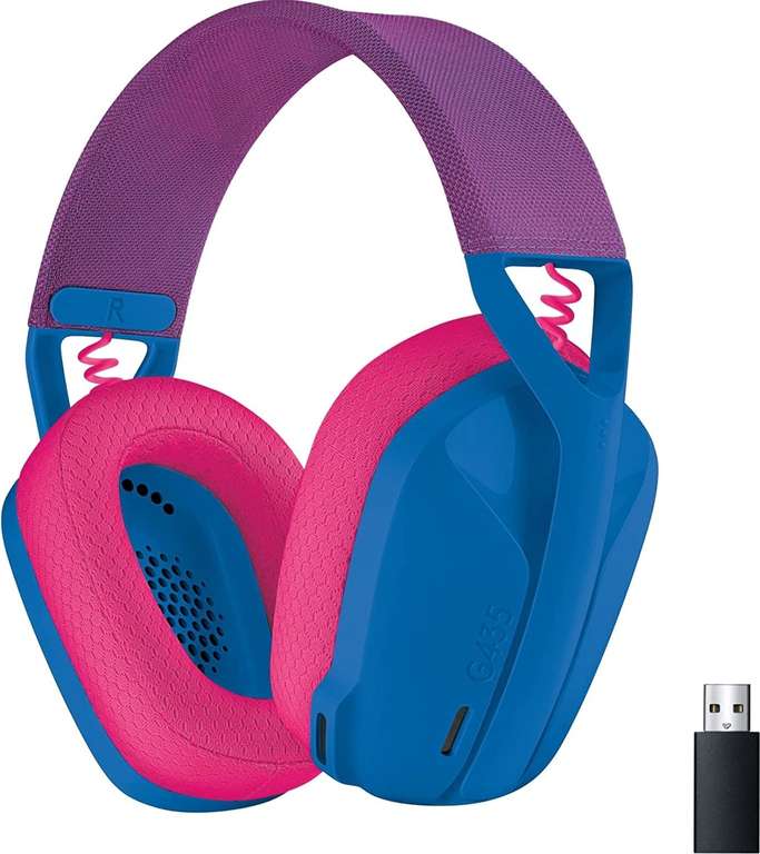Amazon: Headset Logitech G435 LIGHTSPEED Audífonos Inalámbricos Gaming Bluetooth- Azul (Precio al pagar)