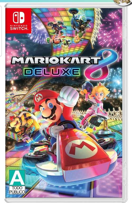 Amazon: Mario Kart 8 Deluxe - Standard Edition - Nintendo Switch Pagando en efectivo en Oxxo