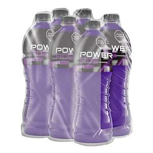 Amazon: Powerade Ion4, 6 Pack Bebida Para Deportistas Sabor Uva Botella 1 Lt cada uno.