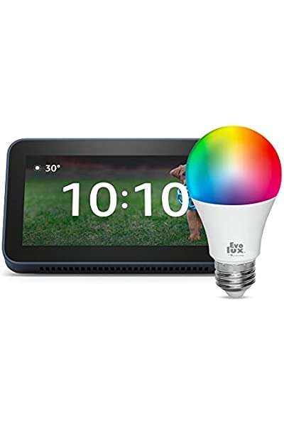 Amazon: Dispositivos Amazon Echo con EvoLux Smart bulb