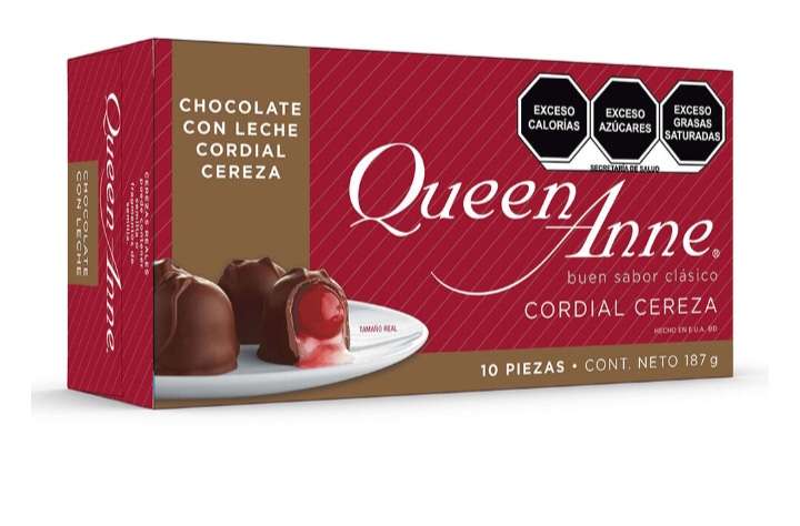 Soriana Chocolate Coridal Cereza Queen Anne 187gr Bajó nuevamente de precio!!!