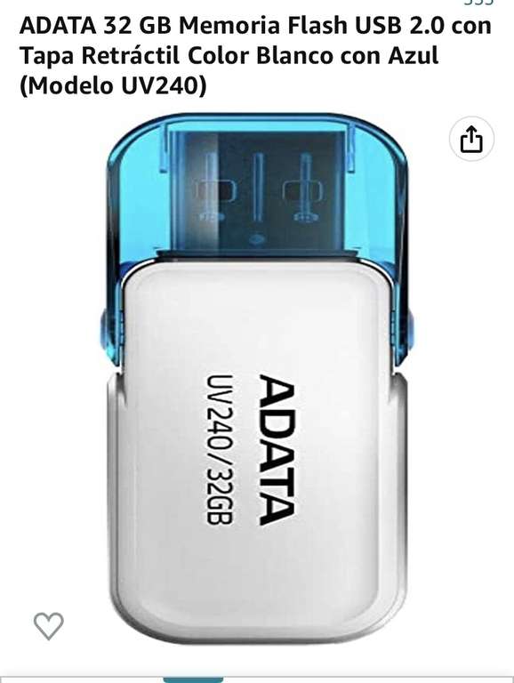 Amazon: Memoria USB 32GB
