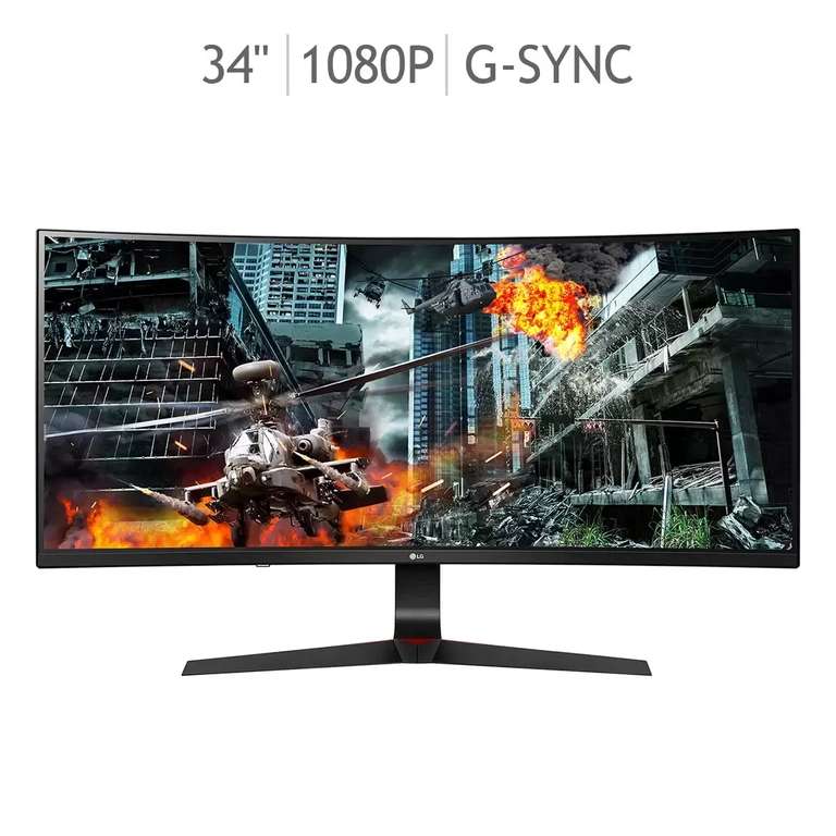 Costco: LG Monitor 34" para Gaming UltraWide con G-Sync, Adaptive-Sync