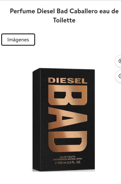 Walmart: Perfume Bad de Diesel