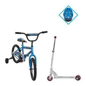 Sam's Club: Huffy Bicicleta + Scooter + Casco Azul (C.P. 02100)