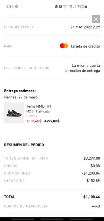Ofertón en Adidas directo en la página o app Utraboost - promodescuentos.com