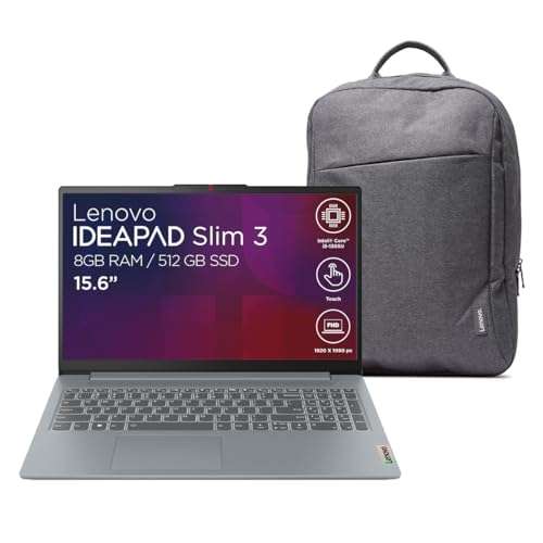 Laptop Intel Core i3 Lenovo 512 GB + Gratis Mochila Lenovo