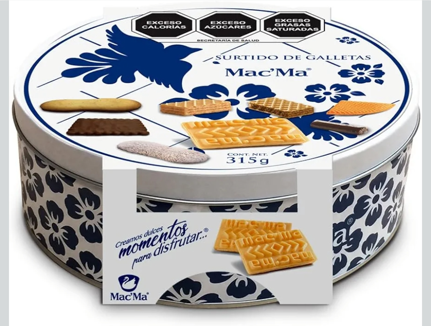 Amazon: Galletas Ringa Linga ||| Mac´Ma Lata Golondrinas 315 g