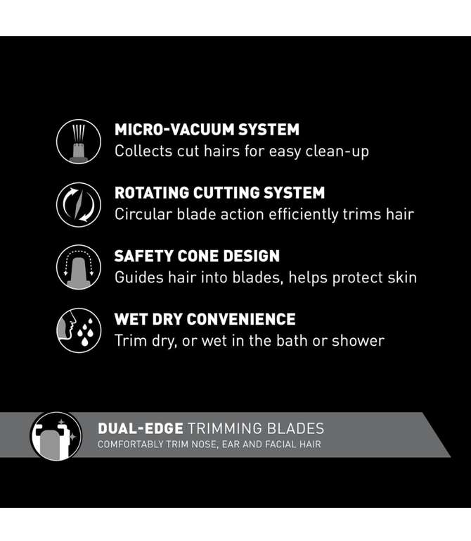 Amazon: Panasonic recortador de pelo de nariz y oreja ER430K, funciona con pilas | Envío gratis con Prime
