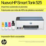 Amazon - HP Impresora Multifuncional Smart Tank 525, Tinta Continua, Color, USB, Dúplex (Doble Cara) Manual, hasta 2 años de Garantía*