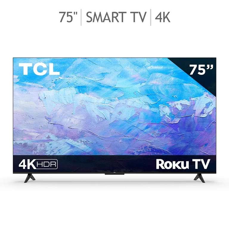 Costco: TCL Pantalla 75" 4K UHD Smart TV 60 hrtz