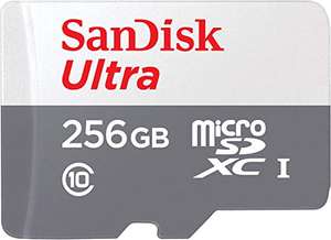 Amazon: SanDisk Tarjeta de Memoria microSD de 256 GB