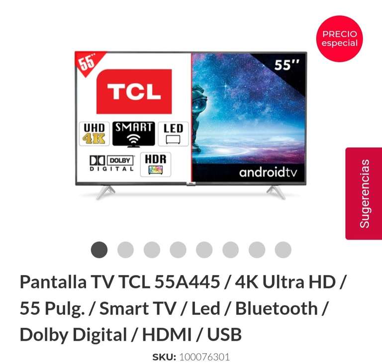 Office Depot: Kueski Pay: Pantalla TCL 55' 4k + Echo Dot 4ta G + Pantalla Sansui Netflix 32'
