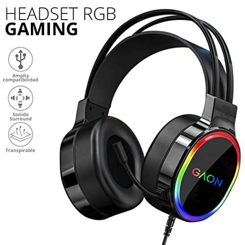 Amazon: Audifonos Gamer para Videojuegos Ideales Compatibles con Xbox One Play 5 PC Gamer Celular (Headsets Gamer G607)