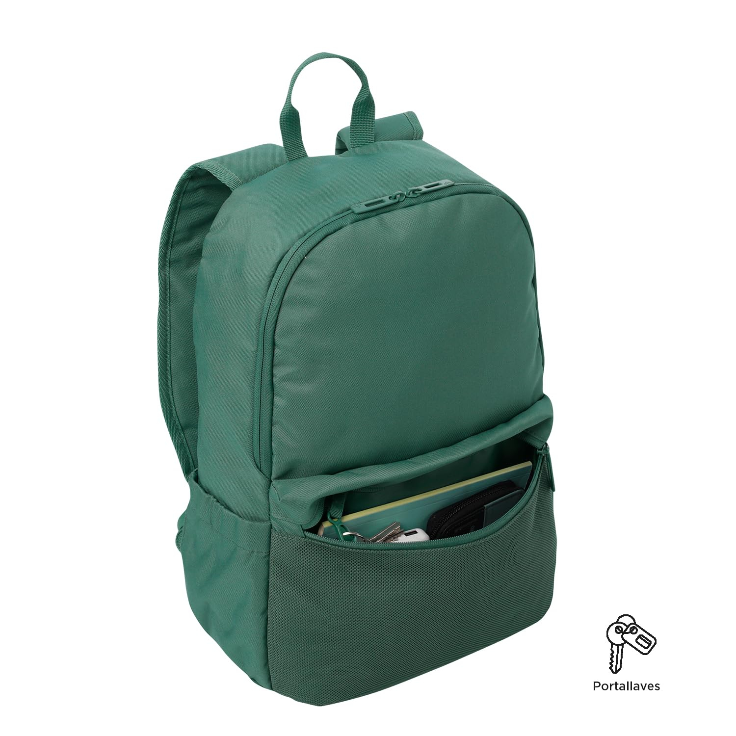 AMAZON: TOTTO Mochila Mediana Porta Laptop 13 con Bolsillo para Botella, Escuela - Oficina - Viaje | 13 L (Disponible color Rosa Palido)
