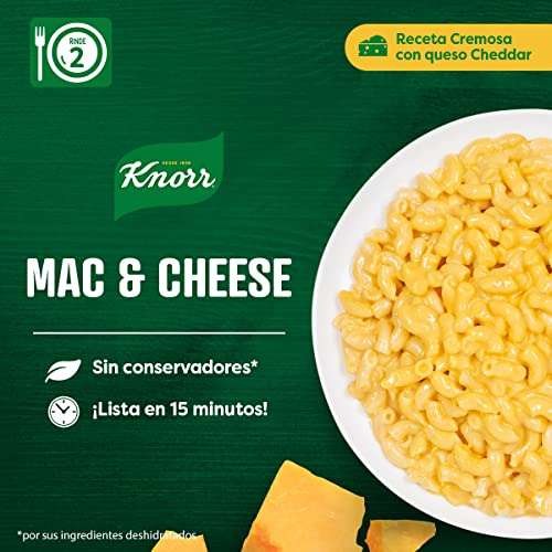 Amazon: Knorr, Pasta Mac & Cheese, 97 g, 1 pieza