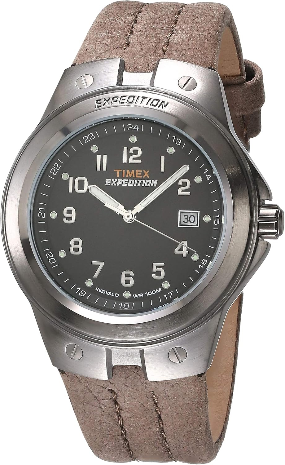 Amazon: Reloj Timex Expedition metal field, correa de cuero, T47012