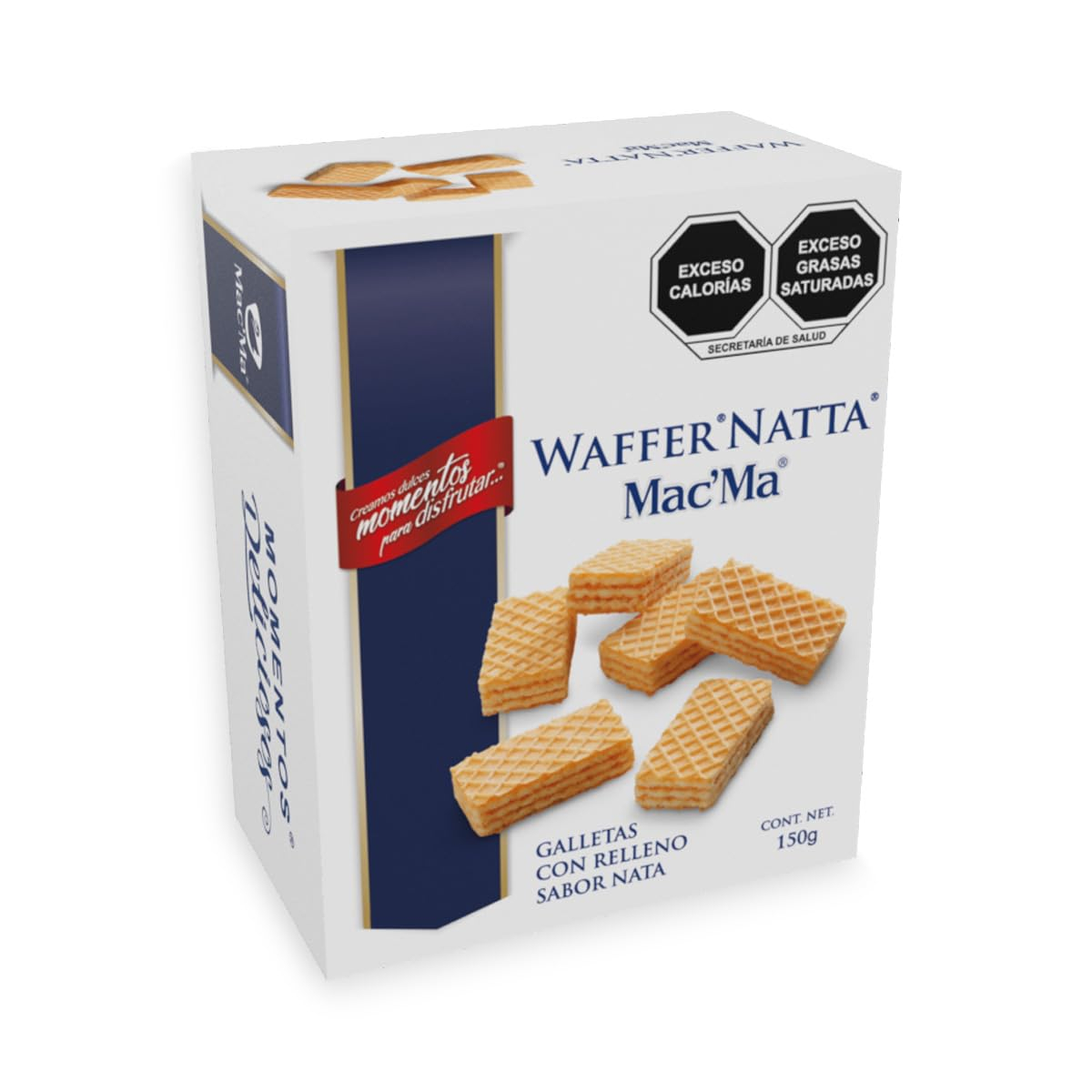 AMAZON: Mac´Ma Galletas Waffer Natta 150 g (3x2, precio C/U)