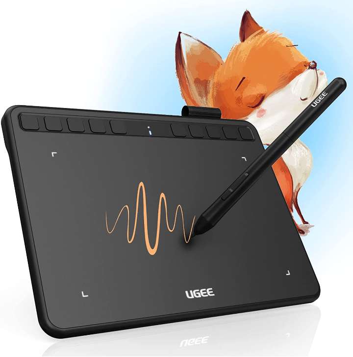Amazon: Tableta Gráfica UGEE - 10 Teclas Personalizables
