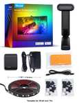 Amazon: Govee Envisual TV Tira LED T2 con Dual-Cámara, 3,6m RGBIC WiFi Tira LED soporta TV de 55-65