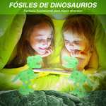 Amazon: Dinosaurio brilla en la oscuridad (Velociraptor + Tyrannosaurus Rex)