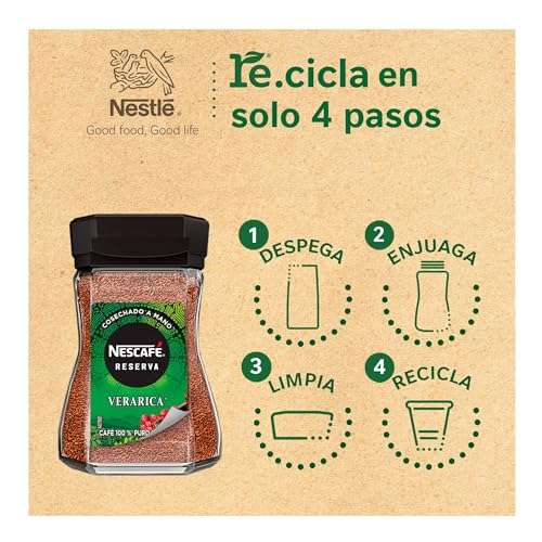 Amazon: 150g de cafe por $90 (Nescafé Reserva Variedad de Sabores, Café Soluble 3 Frascos de 50g c/u)