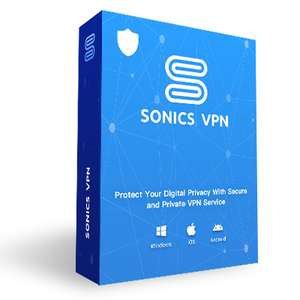 Sonics VPN: 1 Año de Cuenta Premium (Windows, Android e iOS)