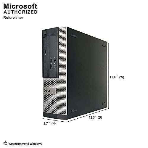 Amazon: Dell Optiplex 3020 SFF PC de Escritorio - Intel Core i5-4570 3.2GHz 8GB 500GB DVDRW Windows 10 Professional (Reacondicionado)