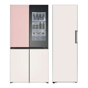 Walmart: Combo Refrigerador + Congelador LG 22 Pies Instaview Multicolor (Varios colores disponibles)