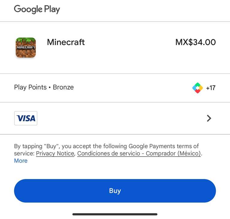 Google Play: Minecraft