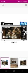 Liverpool: Pantalla Smart TV Samsung QLED de 55 pulgadas 4 k F-55LS03SCFA55 The frame 2024 55°