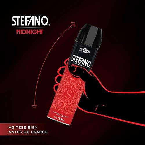 Amazon: Stefano Midnight, desodorante en spray para Hombre 159ml