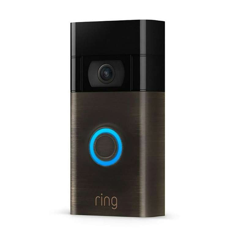 Doto: Ring Timbre Inteligente Video Doorbell Inalámbrico 2a Generación (2020) Bronce