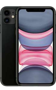 Amazon: Apple iPhone 11 negro, 128GB, Desbloqueado (Reacondicionado) condicion aceptable