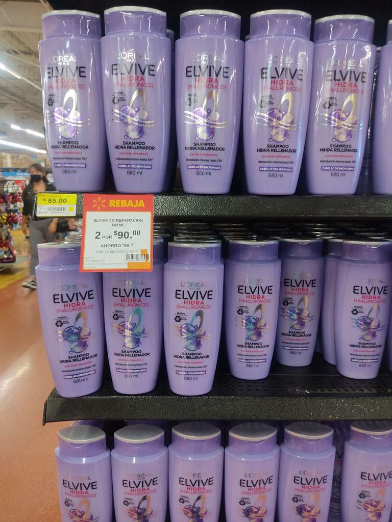 Walmart: Elvive Reparación Shampoo o acondicionador