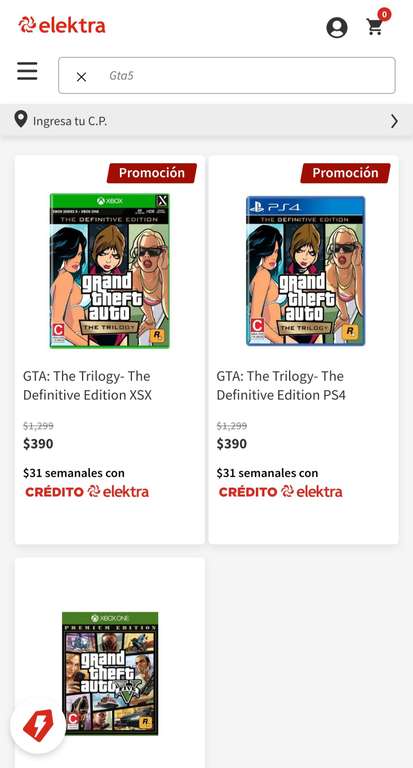 Elektra: GTA: The Trilogy- The Definitive Edition para Xbox y PS4