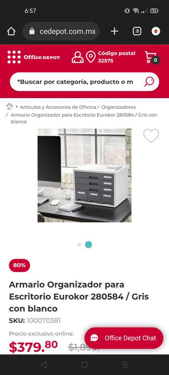 Office Depot: Organizador escritorio 